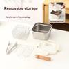 With Basket Multifunctional Deep Fryer Large Capacity Stainless Steel Frying Pan  Household Use
