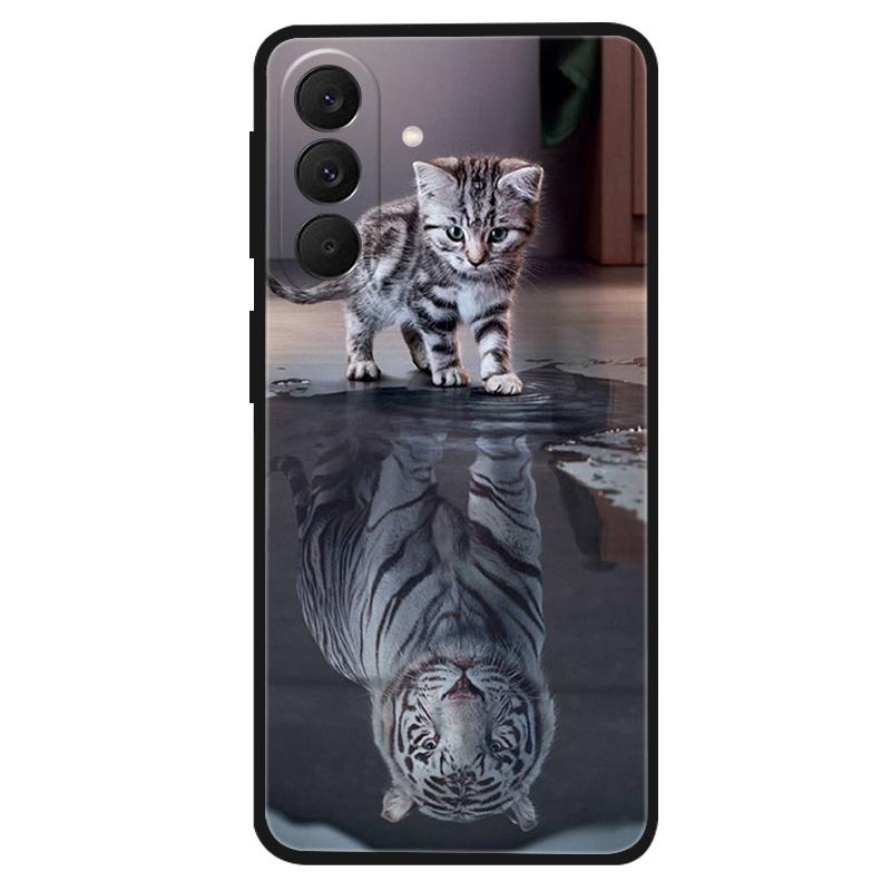 For Samsung Galaxy A57 A37 5G Case Bumper Starry Sky Soft Silicone TPU Back Cover for Samsung A37 A57 Phone Case Cute Cat Cover
