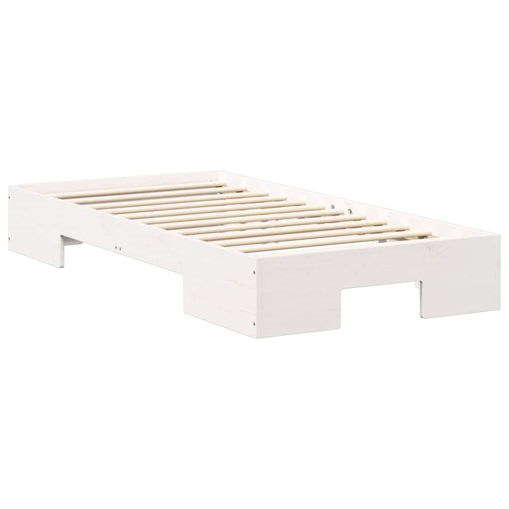 Bed Frame White 90 x 200 cm