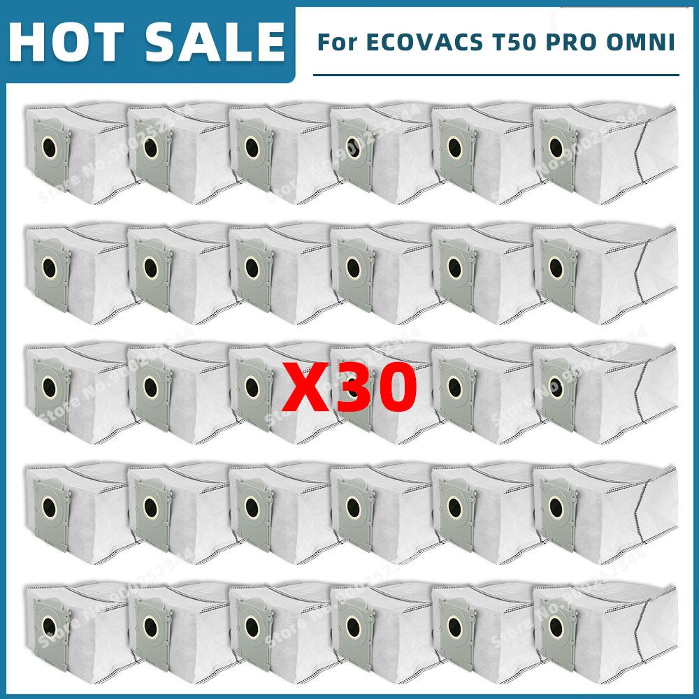 Compatible For ( ECOVACS T50 OMNI / T50 PRO OMNI ) Replacement Parts Accessories Main Side Brush Hepa Filter Mop Cloth Dust Bag