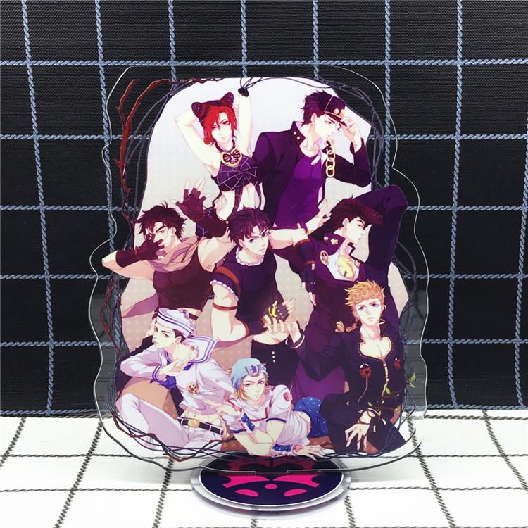 Spiel Anime Bizarre Adventure Golden Wind Modell Acryl Figur Stand Bemalt Schreibtisch Dekor Ornament Geschenk 15 cm