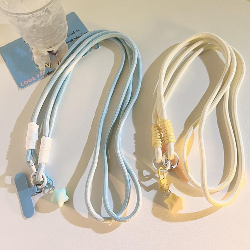 Hanging Rope Mobile Phone Lanyard Detachable Phone Neck Straps Crossbody Phone Strap  Lanyard Patch
