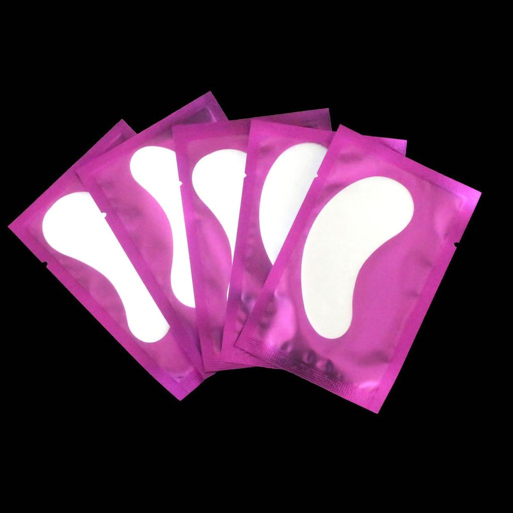Eyelash Extensions Eye Patches Insulate Gasket Light Breathable Comfortable Eye Pad for Puffy Eyes Dark Circles Purple