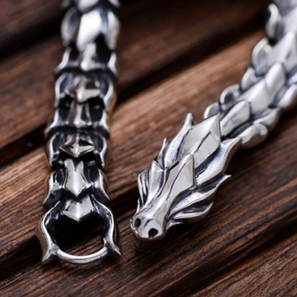 NEW Vintage Nordic Viking Dragon Bracelet Punk Men's Viking Amulet Jewelry Bracelet