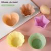 5 st Silikon Form för Cupcakes Bakverk Bakform Cupcakes och Muffins För Kakbakning Köks DIY