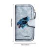 Stylish Cool Wolf Pattern Men Long Wallet Multi Slot Portable Durable Fashion Purse