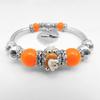 Elegant Silver Plated Color Indonesia Beads Bracelet For Women With Timeless Charm