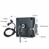 12V 2A Mechanical Key Electromagnetic Lock Cabinet Lock for Luggage Self-Storage Fitness Vending Machine Solenoid Locker