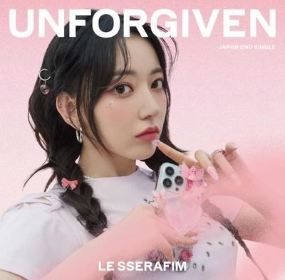CD LE SSERAFIM UNFORGIVEN Eerste Persing Beperkte Uitgave UPCH89543 2023 Japan ObiKPopAzië Gebruikt