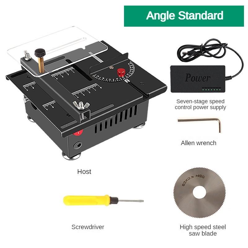 

100W Household Small Desktop Saw DIY Woodworking Acrylic Precision Model Electric Saw Multifunctional Cutting Machine Set 1