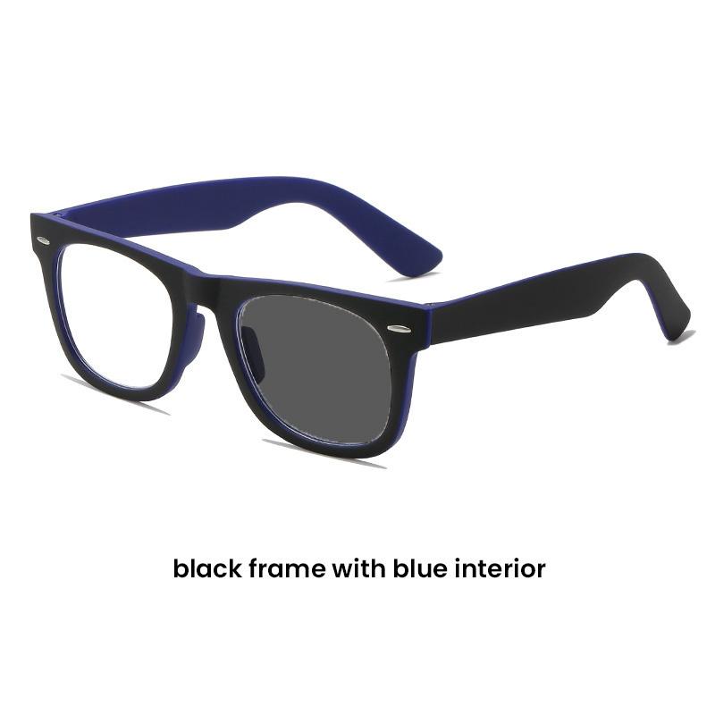 Photochromic Large frame Reading Glasses Indoor Outdoor Dual-purpose Presbyopia Glasses High-definition Anti Blue Light Glasses