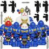 Giocattolo da Costruzione per Bambini Gioco Film Soldato con Armatura Pesante Sergente Action Figure Blocchi Modello Creativo Particelle Mini 6 PEZZI Età 6+ Regalo per Ragazzo