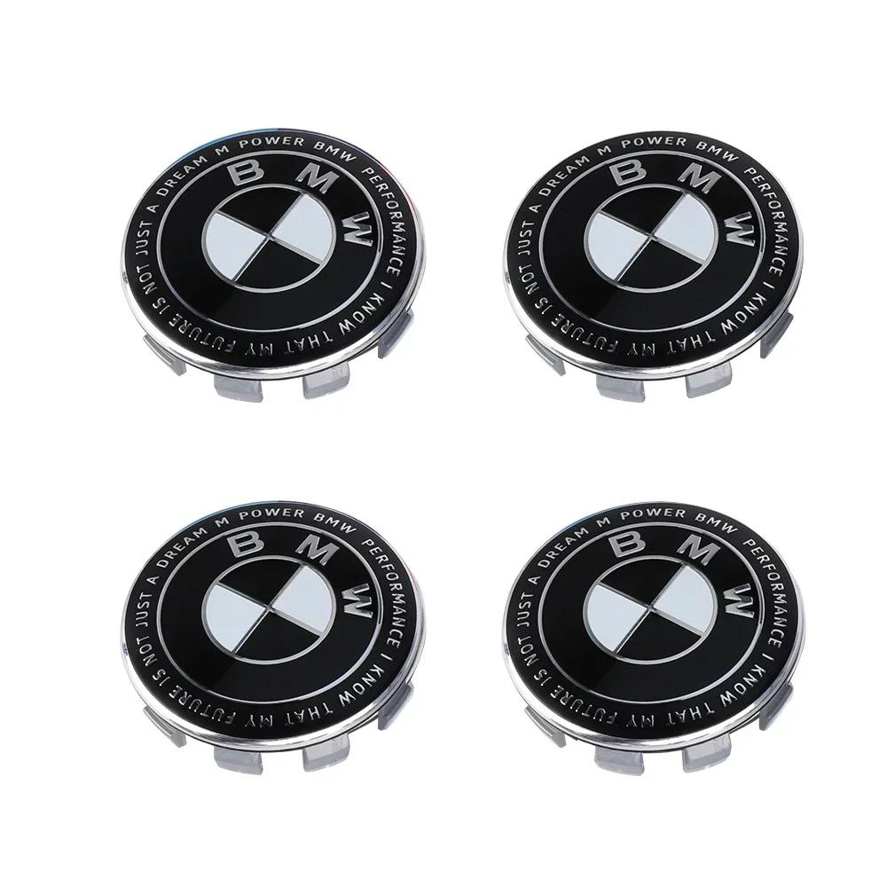 KSMH6 56/68mm Auto Hub Caps Car Wheel Center Cover Hubcaps Decoration Accessories for BMW 1 3 5 7 Series M M3 M5 M6 F01 F20 F10 X5 E36