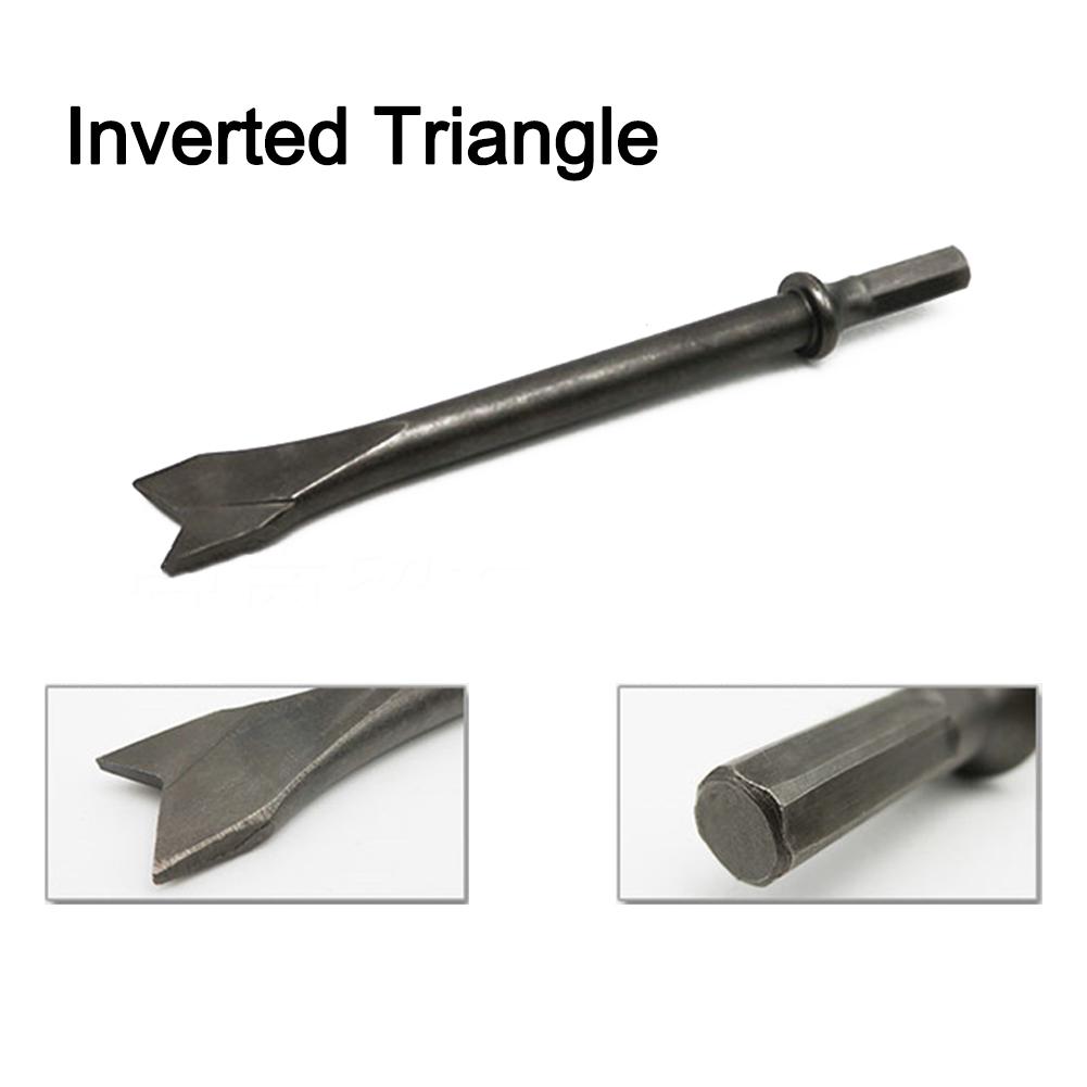 5 Stück 175mm Stahl Sechskant Schaft Heavy Duty Lufthammer Meißel Zum Entfernen von Schrauben Schneiden/Rostentfernung Pneumatisches Werkzeugset