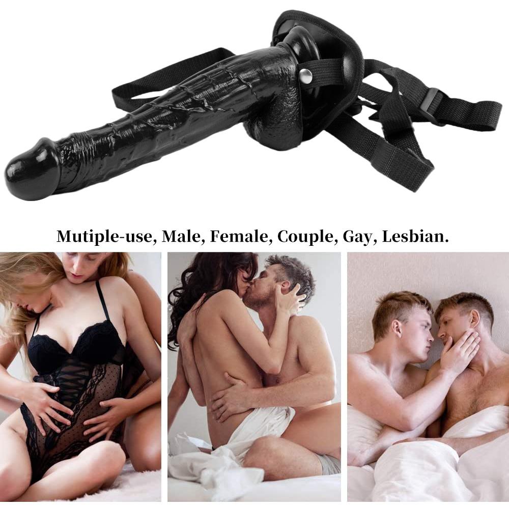 MoDi 7 rozmiarów realistyczny mężczyzna grube ogromne Dildo miękki korek analny pochwy masturbatory pasek na penisa dorosłych seks-zabawka dla kobiet Big Dick