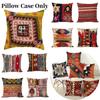 Bohemian Kilim Style Linen Pillow Cover 45x45cm For Home Dcor