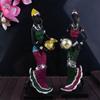 Vintage Art Design Easy to Use Tribal Lady Figurines Desktop Ornament African Statue Resin Crafts