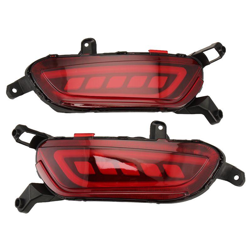 LED Rear Fog Lamp Brake Light Turn Signal Light Reflector Bumper Light For Mazda CX-3 CX3 2015-2020 1 Set Car