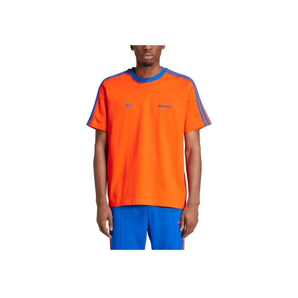 Adidas X Wales Bonner Short-Sleeve Tee Bold Orange/Team Royal Blue Men Tops IZ1891