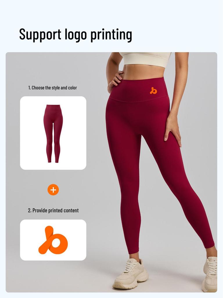 Juyitang Double-Sided Bare-Feel Yoga Pants with No Visible Lines, Back Pocket, and Shaping Hip-Lift for Women