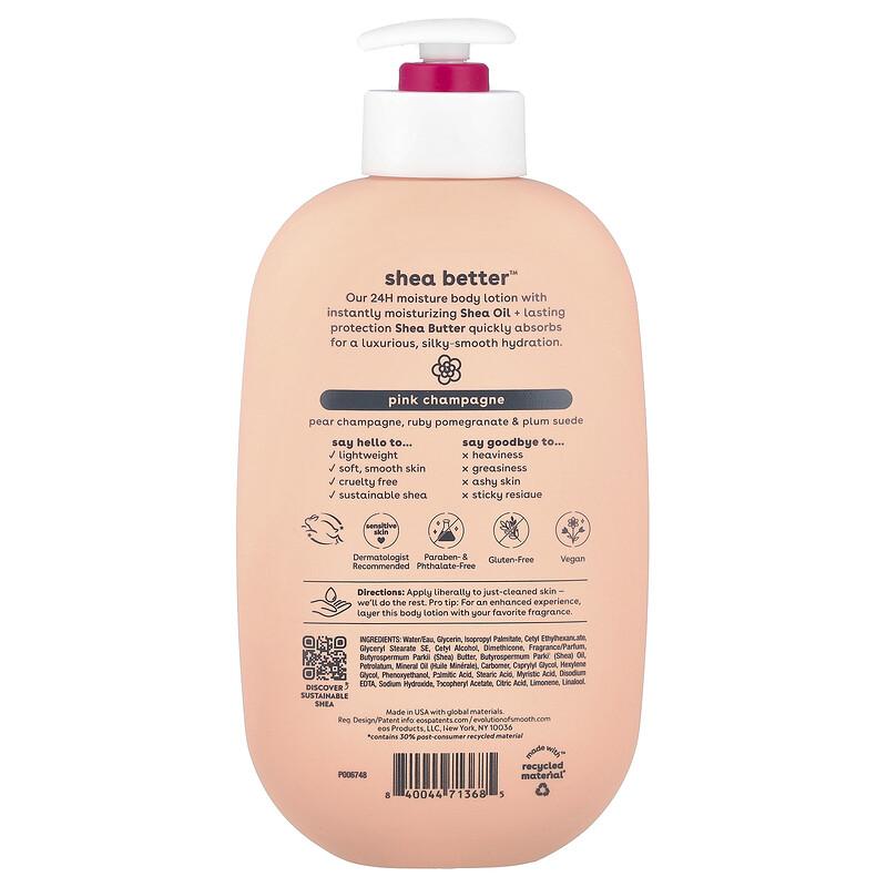 Shea Better™, 24H Moisture Body Lotion, Pink Champagne, 16 Fl Oz (473 Ml)