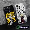 Mato seihei no slave Tenka Izumo Translucent MagSafe Mobile Phone Case for iPhone 17 16 15 14 13 12 11 Air Pro Max Plus Colorful