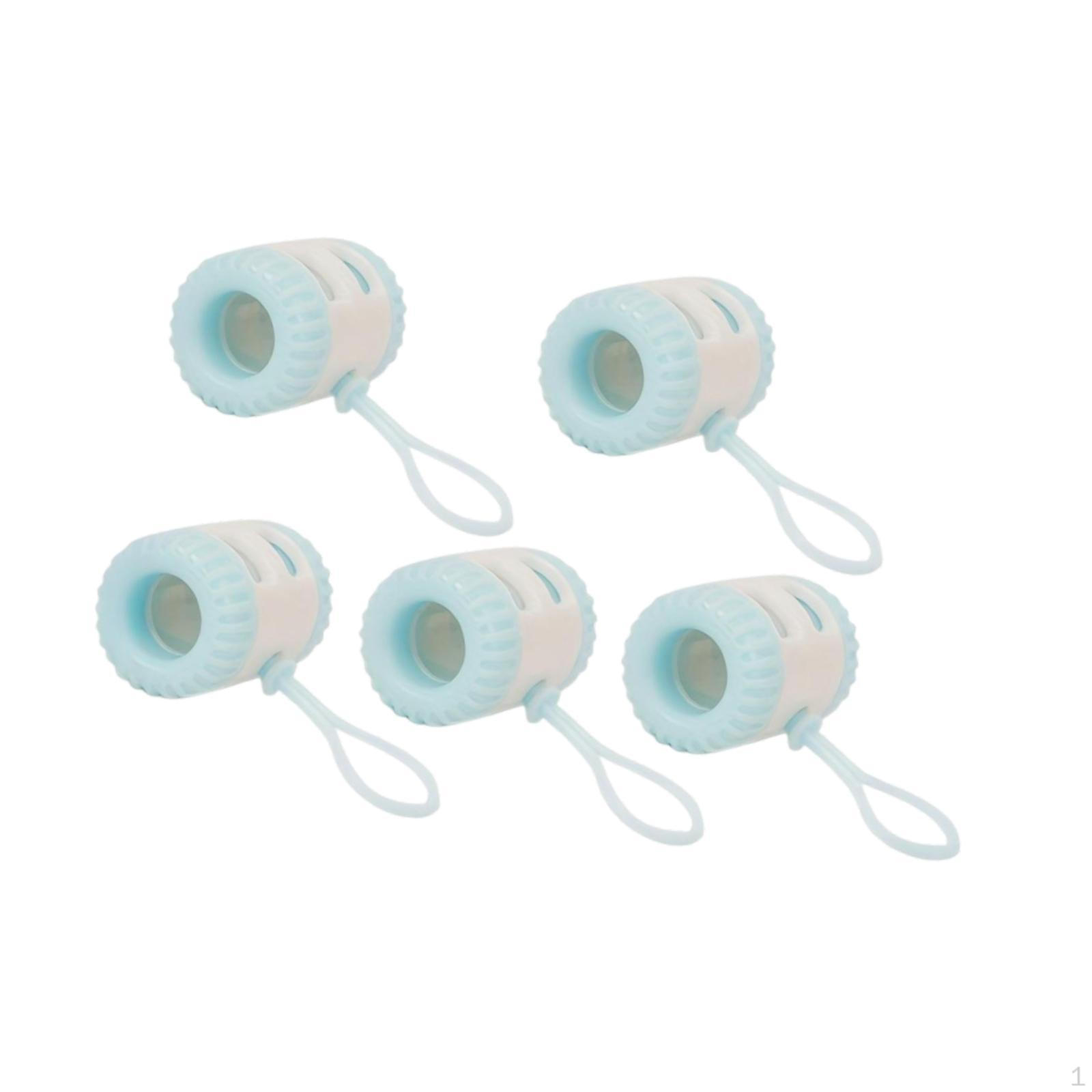 

5 Pieces Knitting Row Counter Accessory Stitch Marker Manual Counting Tool Crochet Made of Blue