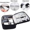 Portable Travel Digital Cable Storage Bag Large Capacity Moisture-proof Mesh Headphone Charger Organizing Storage Bag