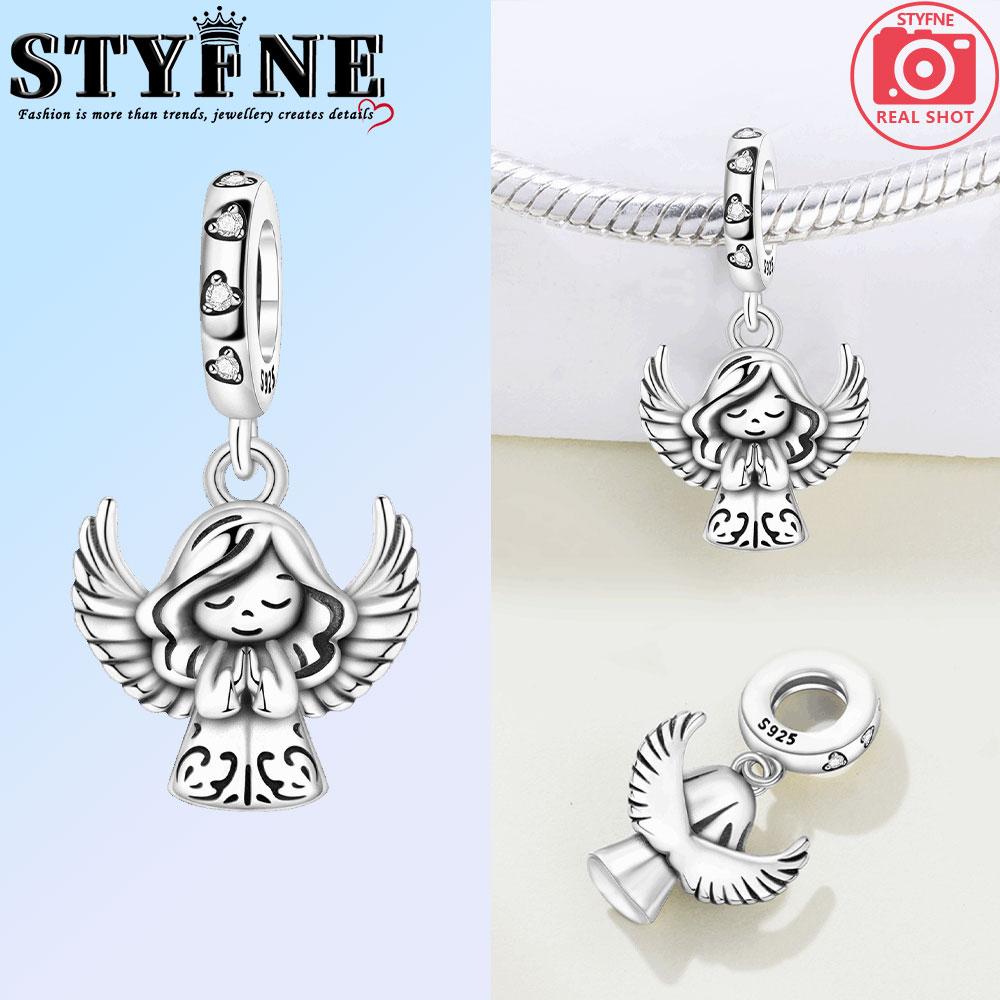 Copper Pink Angel Girl Blue Wizard Western Cowboy Charms Beads Pendant For Original Bracelet Woman Girl Jewelry