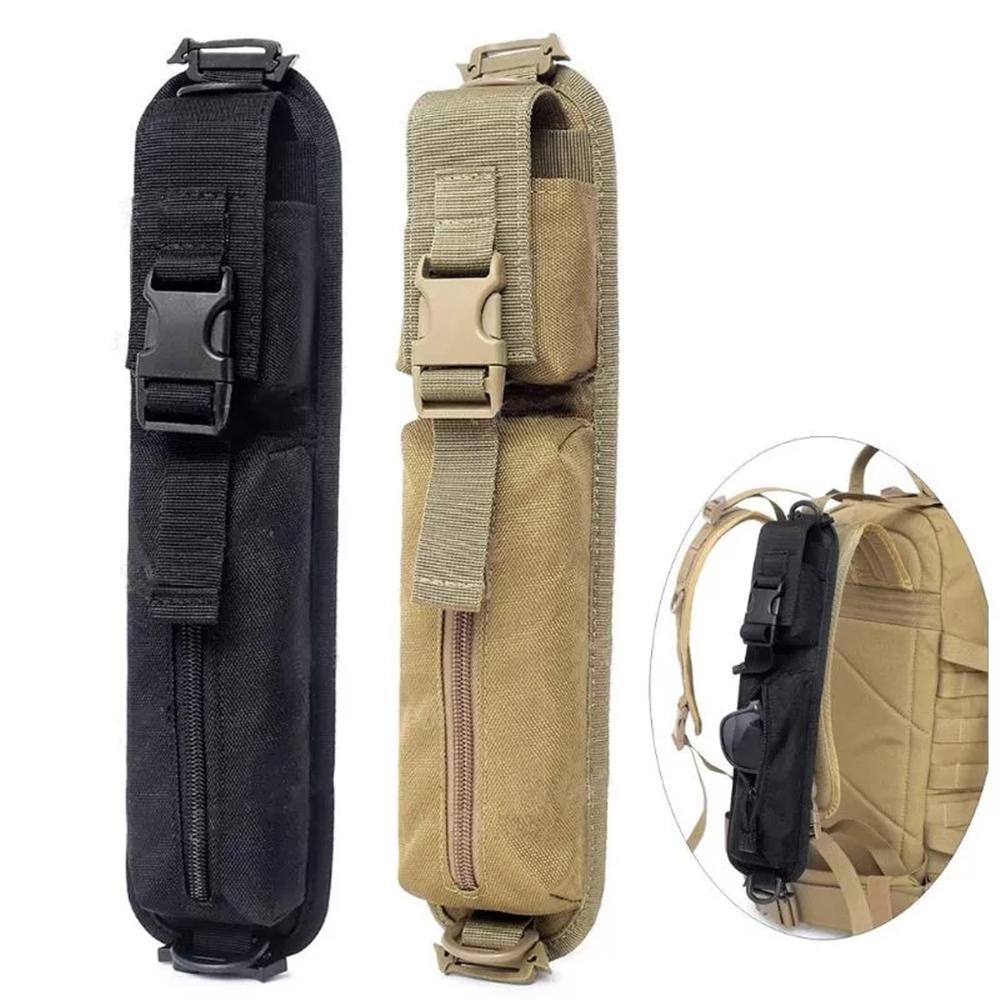 Camping Shoulder Pad Pouch EDC Tool Sundries Bags Compact Pouch Pack Shoulder Strap Backpack Molle