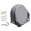 Retractable Clothesline Portable Heavy Duty PVC Retracting Clothes Line Single Line 49 Feet Clothes Drying Rack for Indoors Outdoors