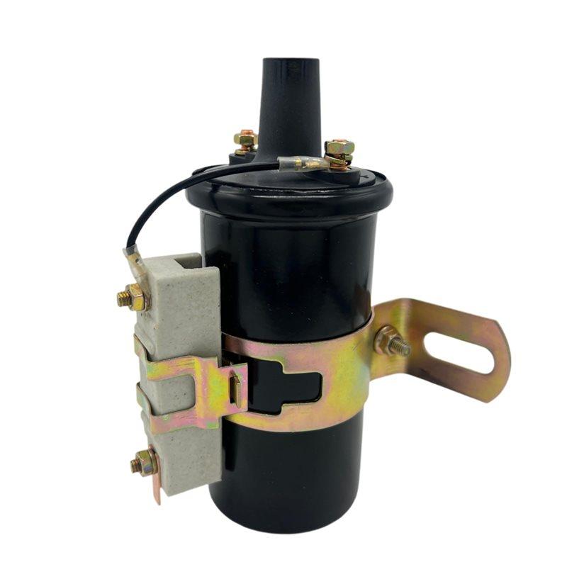 For John-Deere 3020 60 70 1010 2010 3010 International Case Massey Ford Ignition Distributor Coil W/External Resistor