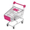  Shopping Cart Kids Toy Creative Desktop Shelves Puff Storage Rack 