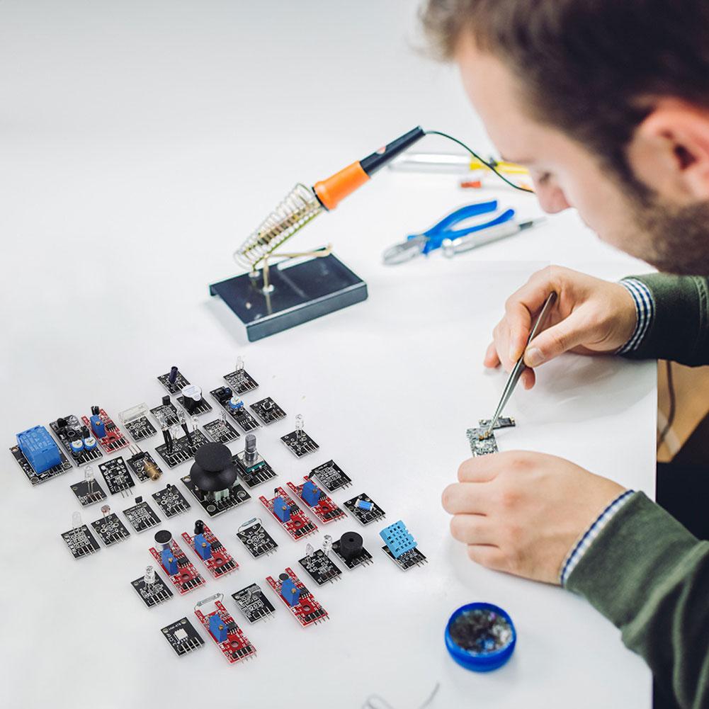 45-in-1-Sensormodule für Arduino Starterkit – besser als das 37-in-1-Sensorkit. 37-in-1-Sensorkit für Arduino Mega 2560 Nano