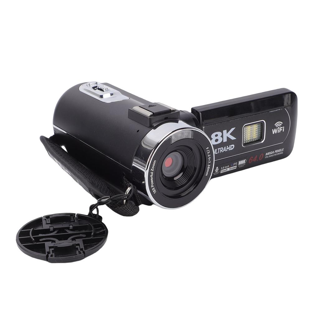 8K Video Camera 3 Inch 18X Digital Zoom Multifunctional 6 P Camcorder for Travel