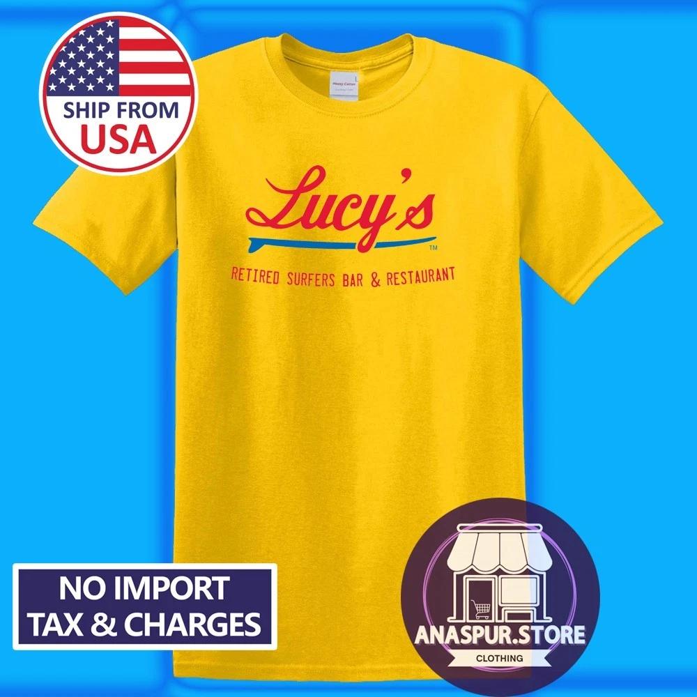 Lucy s Retired Surfers Bar And Restaurant New Orleans Men s Yellow Size S-5XL S