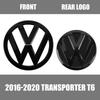 For VW For Volkswagen VW  Transporter T6 2020 2019 2018 2017 2016 3D ABS Car Hood Front Bonnet Grill Rear Trunk Emblem Logo Ba CWV1