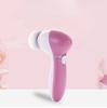 Electric 5-in-1 Facial Cleanser Facial Massage Cleanser Brush Facial Massage Pore Cleaner for Deep Cleansing Battery Free