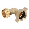 90 Degree Water Hose Elbow Solid Brass Construction 3 4inch Thread Water Inlet Adapter for RV Motorhome Trailer Marine