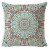 Cuscino da divano da comodino Mandala Boemo Copricuscino in lino vintage americano