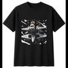 Graphic Space Shuttle Shattered Mens T-Shirt Black 100% Cotton Astronomy Printed