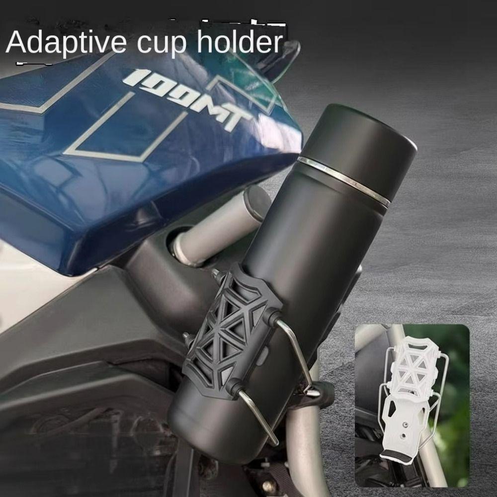 Universal Fit Motorcycle Water Bottle Holder 360° Adjustable Handlebar Cup Cage MTB Cycling