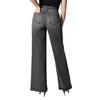 Women Stretch Denim Jeans High Waist Elastic Wide Leg Trousers Casual Long Pants Ladies