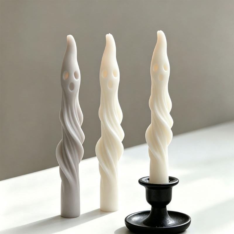 Flexible Silicone Spectures Candle Mould For Halloween Projects