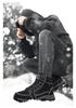 Men's Waterproof Non-Slip High-Top Hiking & Travel Shoes - Versatile, Outdoor, Plus Size, Velvet-Lined.