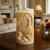 Decorative 3D Flower Girl Candle Mold Non-stick Reusable Plaster Mold Detailed Relief Handmade Candle Making Mold DIY Crafting