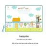 Cartoon Car Sunshade with Net Pocket – Baby Sunblock & Heat Insulation Curtain
