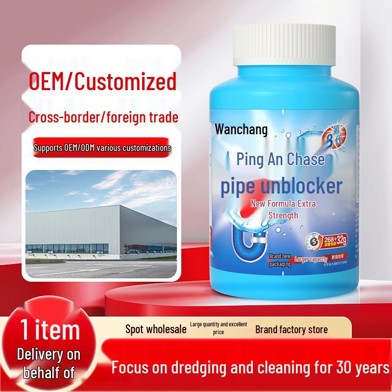 Čistič a uvolňovač potrubí: Rozpouští záchodové, kanalizační a kuchyňské ucpávky