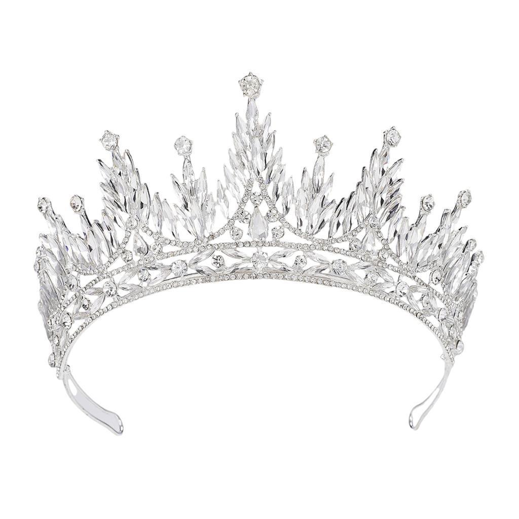 Luxurious Hair Hoop Girl Birthday Party Elegant Pageant Water Drop Crystal Girl Wedding Costume Headwear