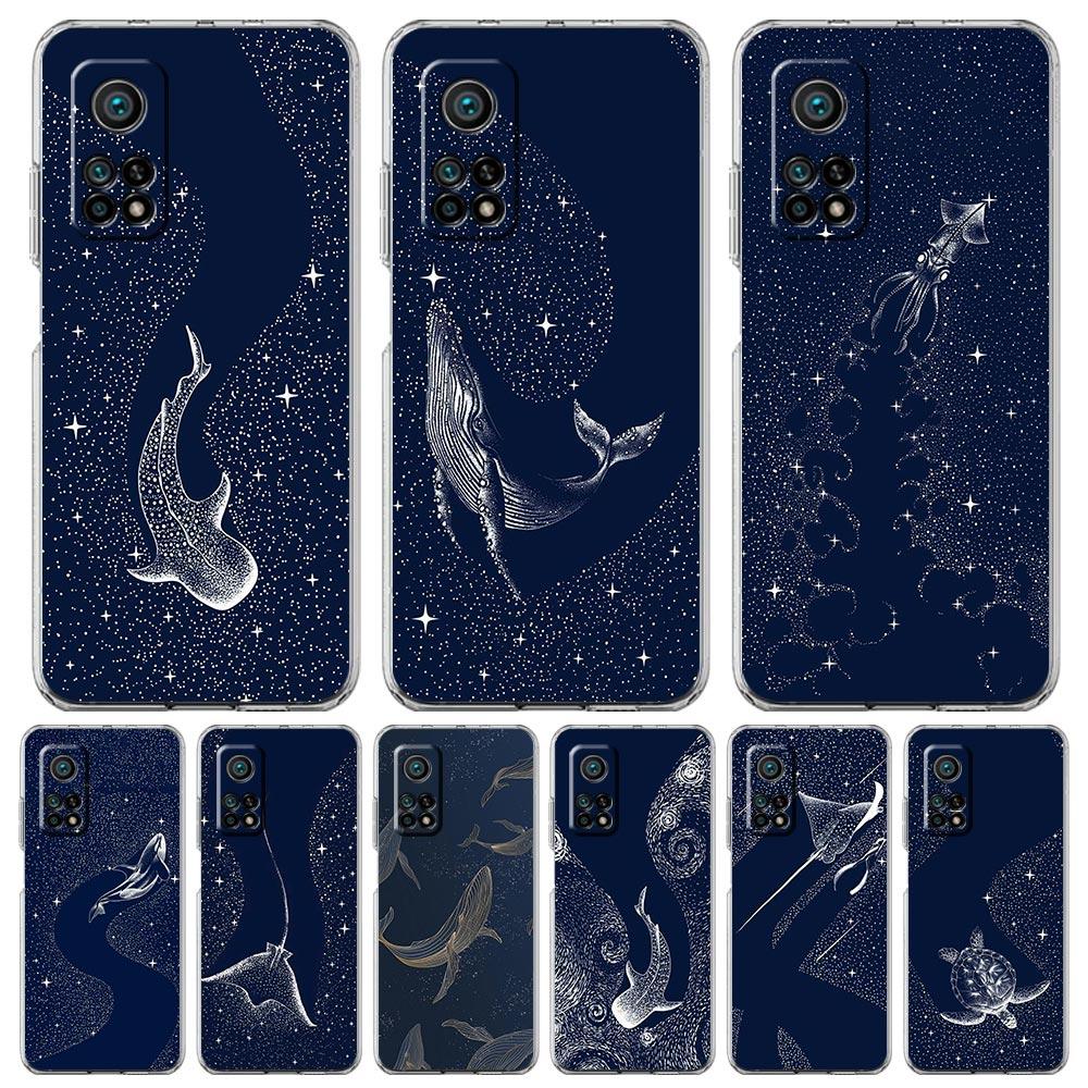 Killer Whale Orca Phone Case For Xiaomi Mi Poco X6 X5 NFC X3 F6 F5 Pro F4 F3 15 14T 14 13T 12T 12 13 Lite 11 Clear Cover
